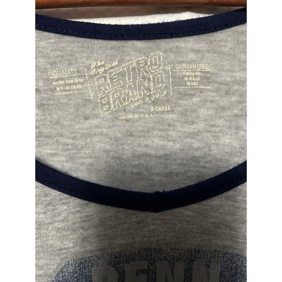 Penn State Nittany Lion Original Retro Brand Gray Long Sleeve Raglan T Shirt XL - Picture 5 of 9